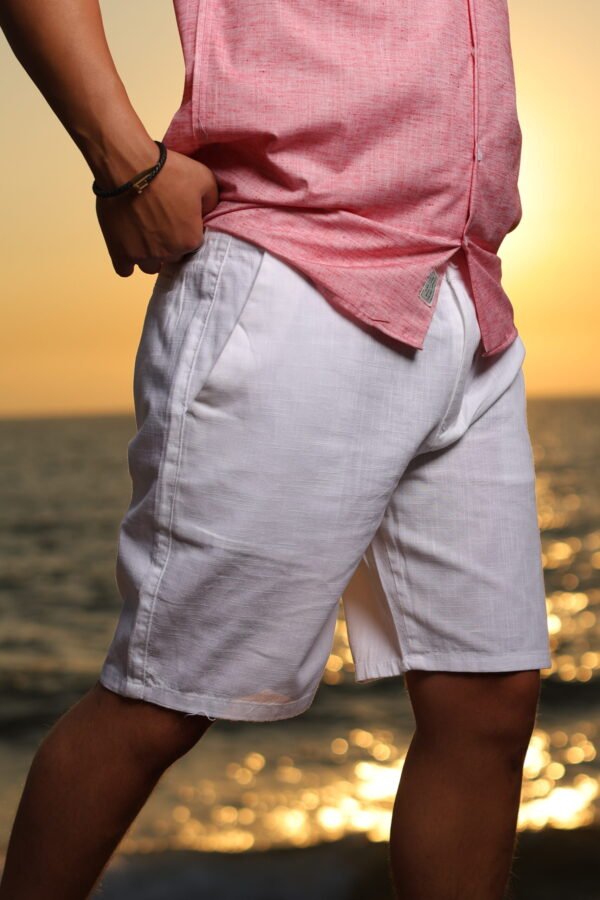 White Men's Linen Short