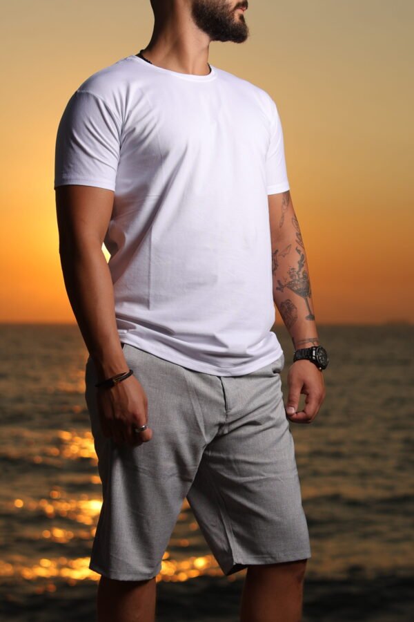 Mens Formal Grey Short - Image 2