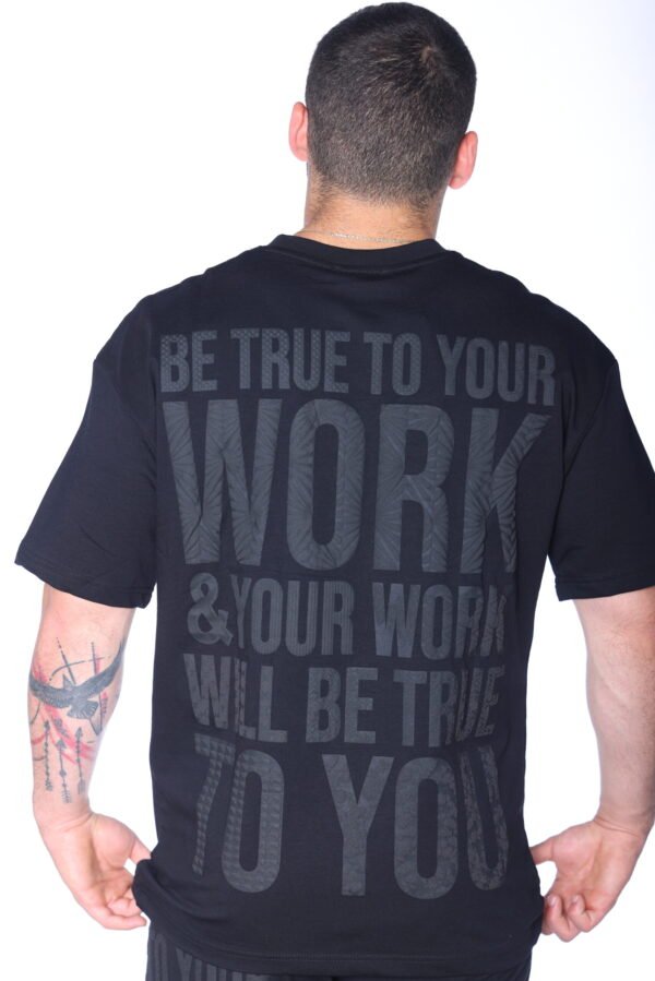 "Be True To Your Work" Black Set - Image 3