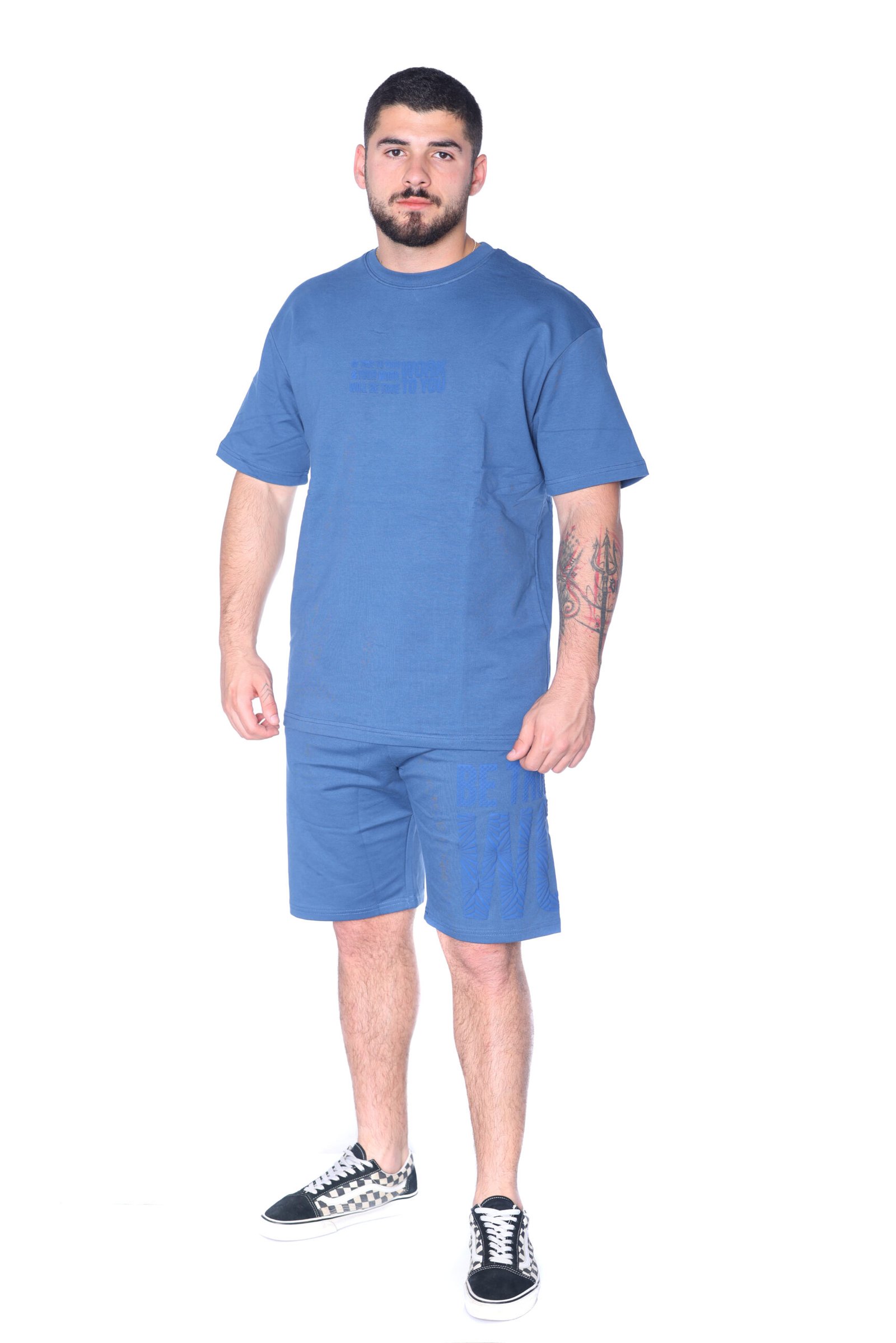 “Be True To Your Work” Blue Set