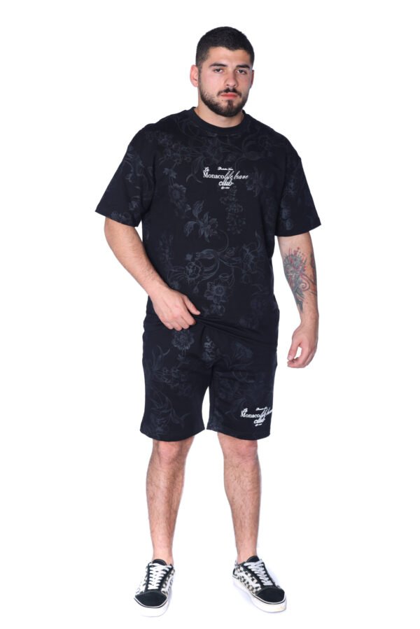 "Monaco Life Brave Club" Floral Set — Black - Image 2