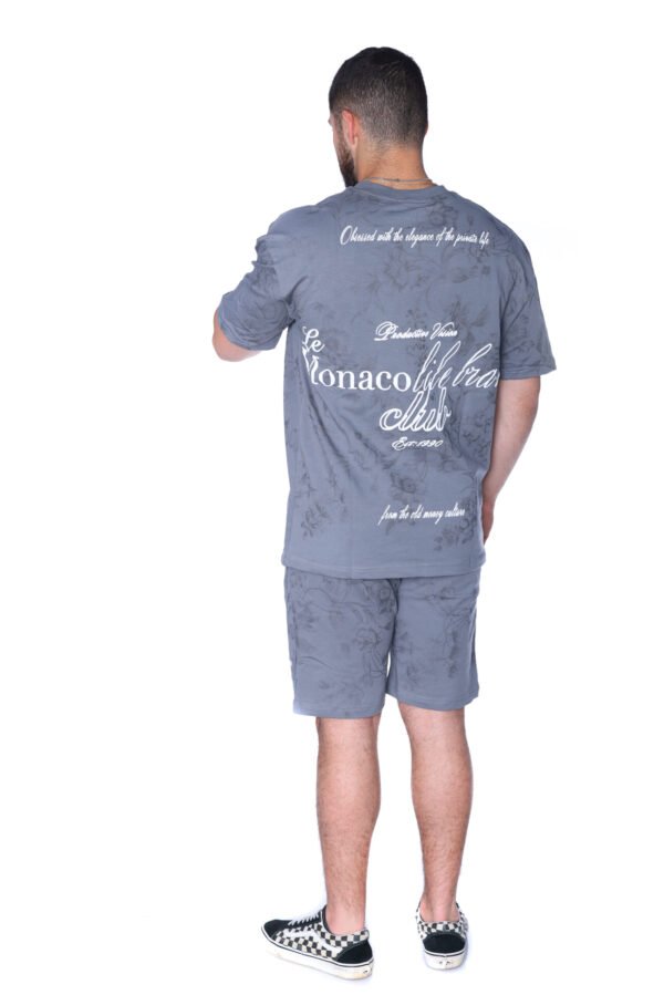 “Monaco Life Brave Club” Floral Set — Grey - Image 4