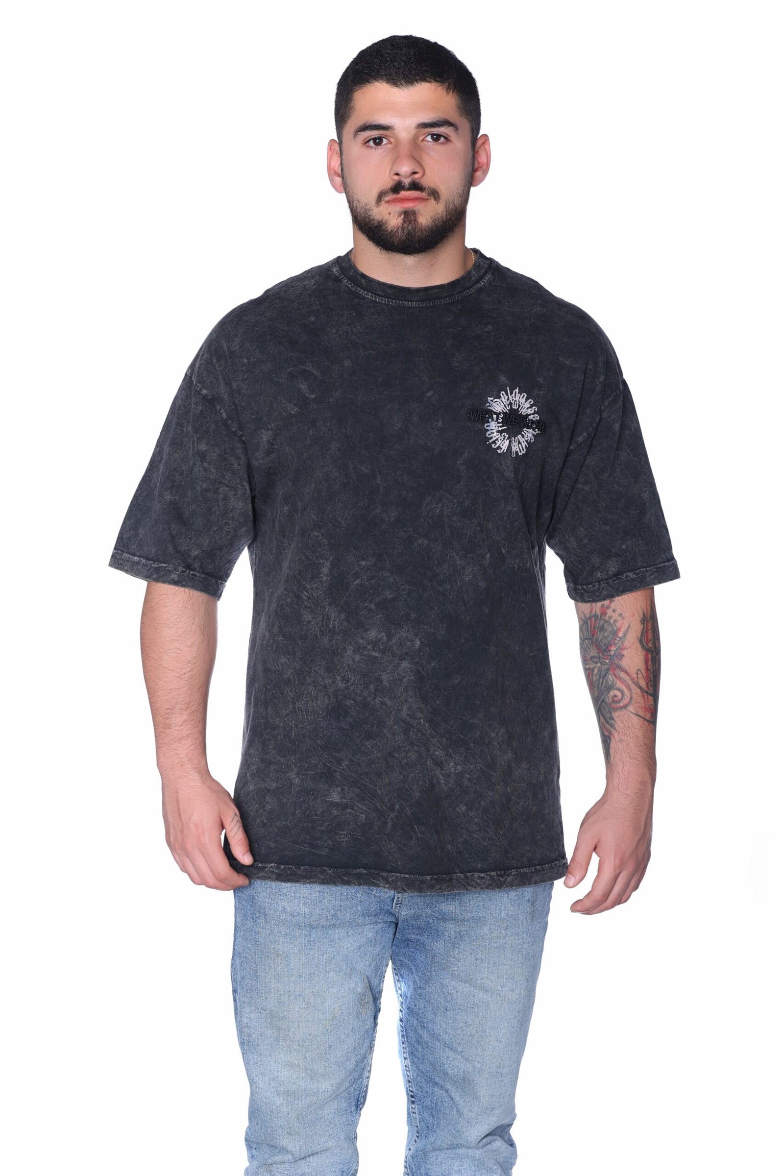What We Wear Scrubbed Oversized Tshirt