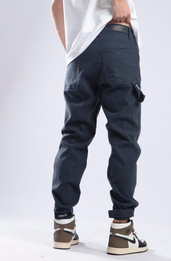 Blue Loose Fit Sweatpants - Image 2