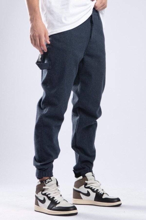 Blue Loose Fit Sweatpants