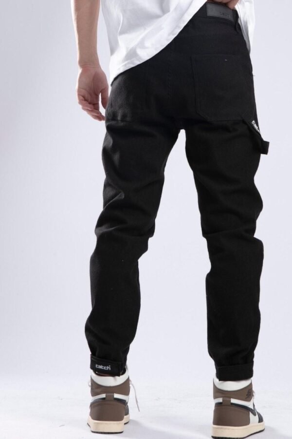 Black Loose Fit Sweatpants - Image 2