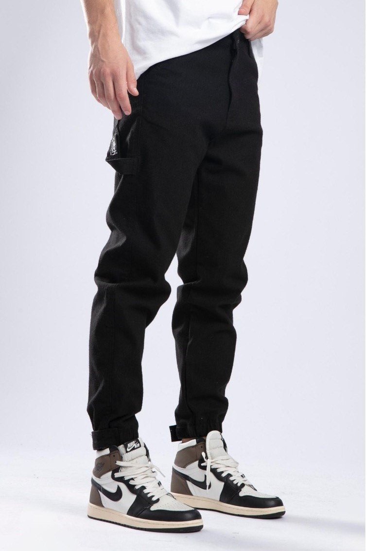 Black Loose Fit Sweatpants