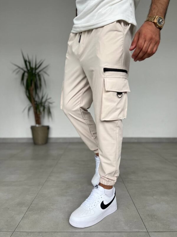 Beige Cargo Pant - Image 3