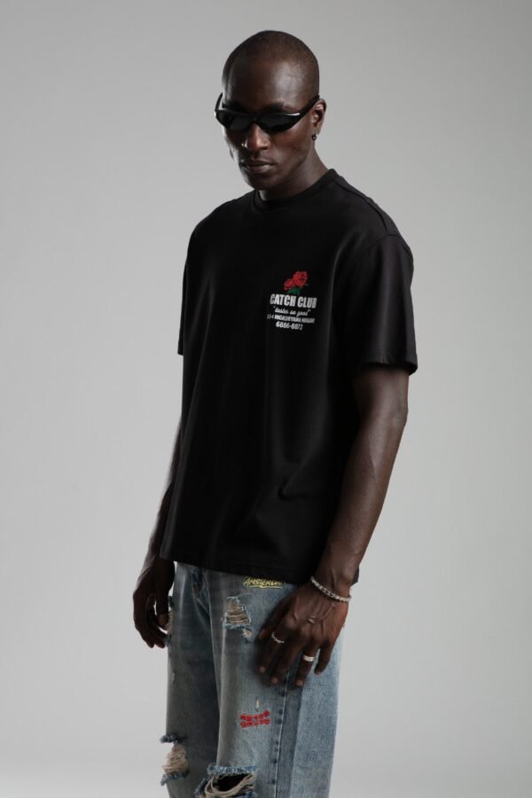 Catch Club Black T shirt - Image 2