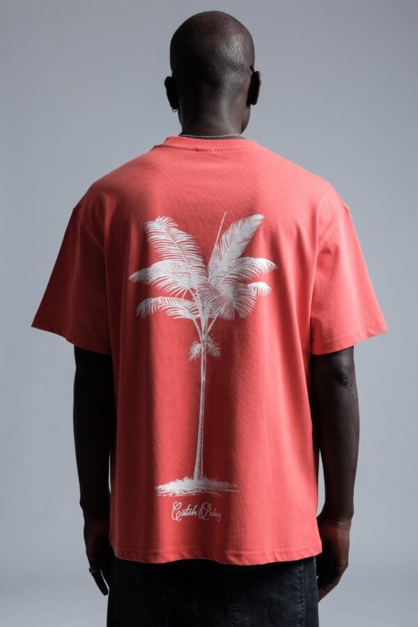 Catch Palmy Orange Tshirt - Image 2