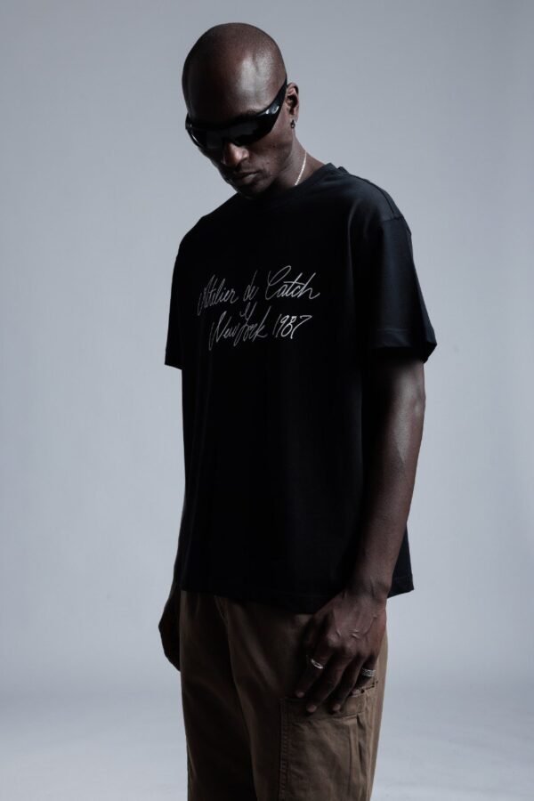 Atelier de Catch Black Tshirt - Image 4