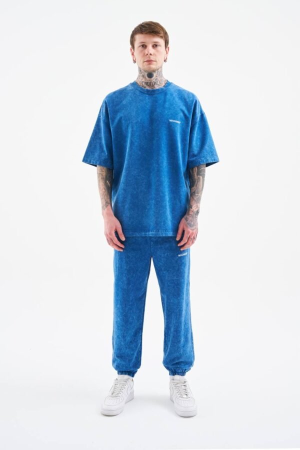 Blue Washed Oversized Tshirt - Image 3