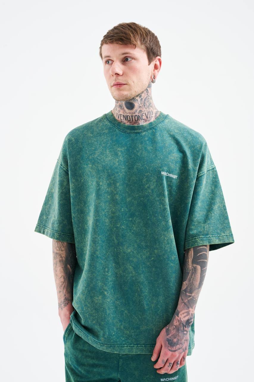Green Washed Oversized Tshirt