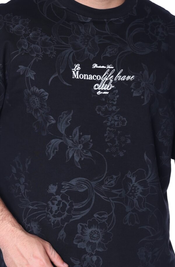 "Monaco Life Brave Club" Floral Set — Black - Image 3