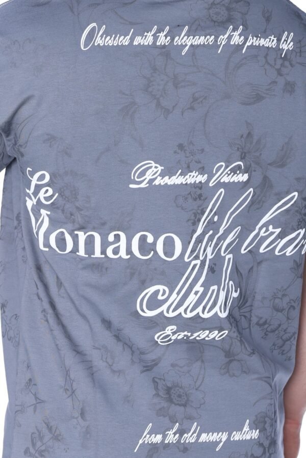 “Monaco Life Brave Club” Floral Set — Grey - Image 5
